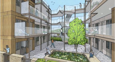 Illustration of Flats for Vulnerable Young People in Brighton