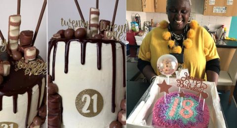 volunteer baked cakes