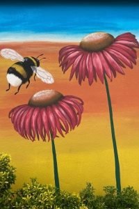 mural flowers