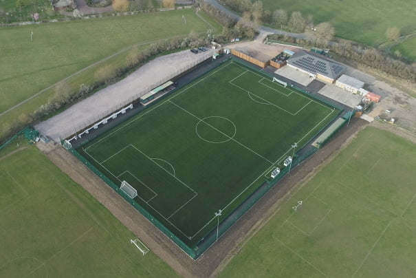 Horsham 3G football pitch mock up image