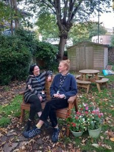 New garden bench