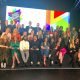Youth Matters Awards 2022 finalists sat on stage with their awards