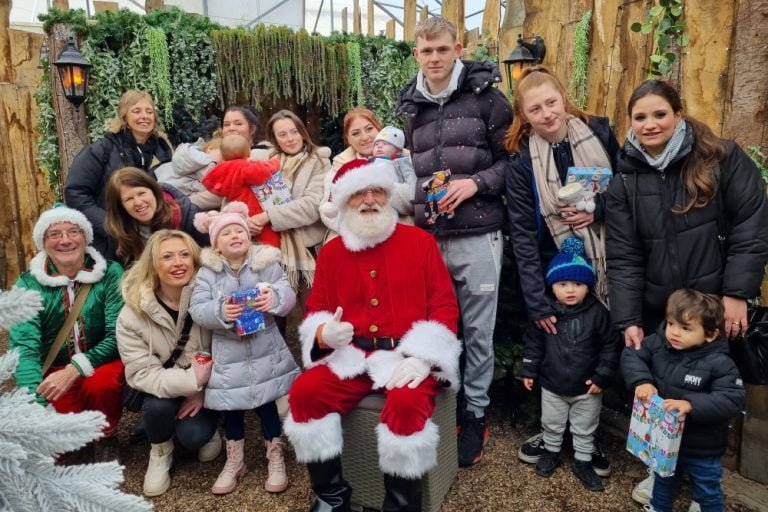 Brighton Young Families and Santa