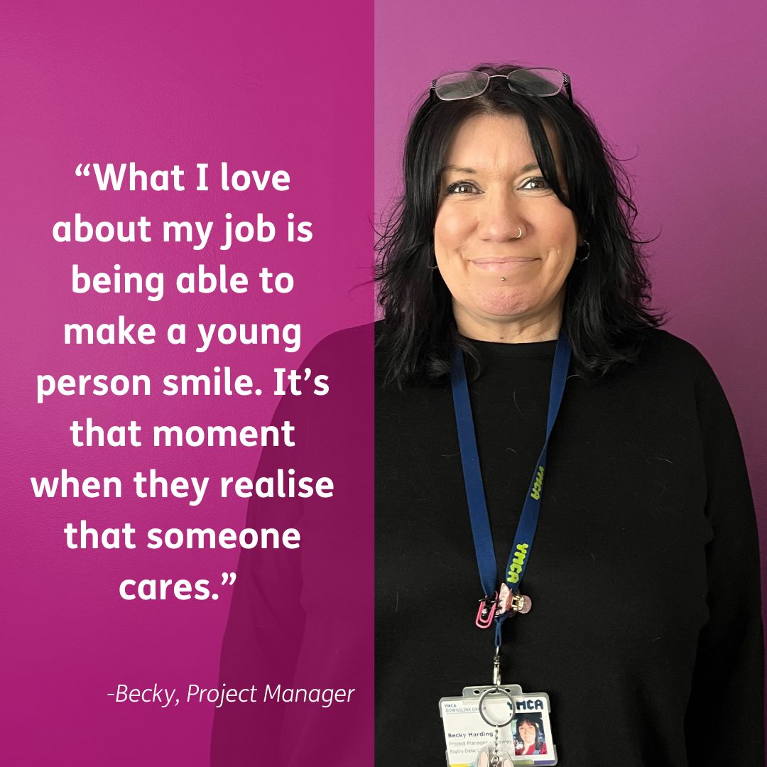 Becky Project Manager Crawley Foyer Female Project Manager YMCA DownsLink Group