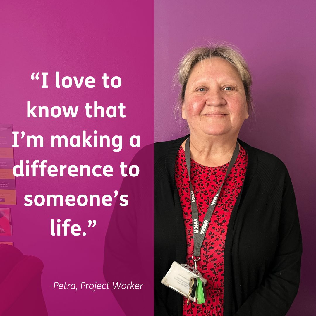 Petra, project worker Picture of Petra a Project Worker with YMCA DownsLink Group