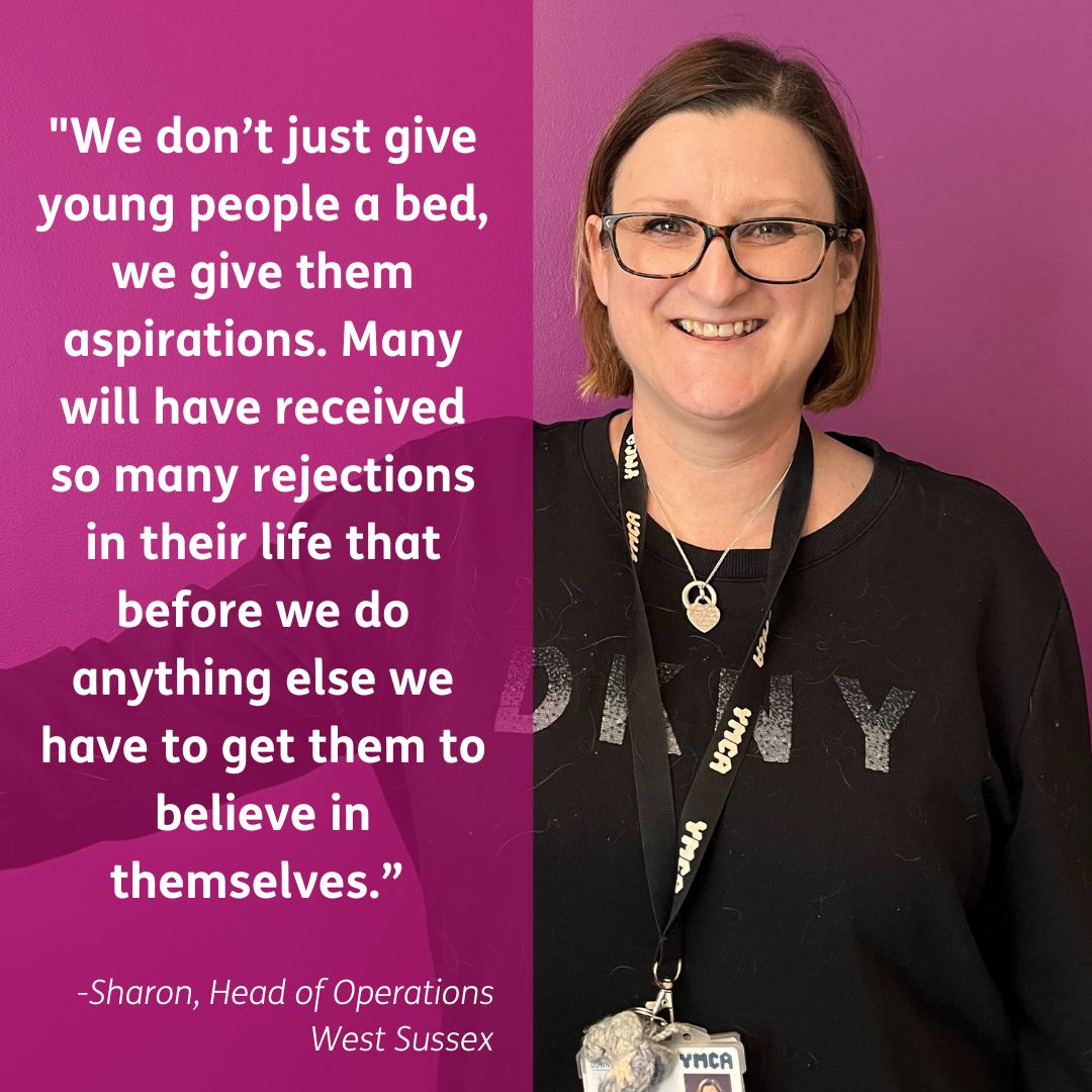 Sharon Rawcliffe Image of Sharon Rawcliffe, Head of Operations West Sussex, YMCA DownsLink Group