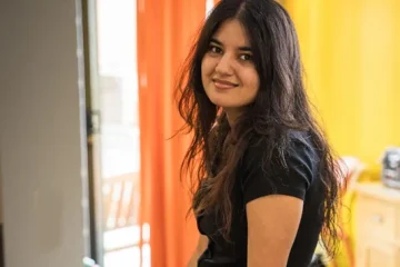 Young woman at YMCA DownsLink Group accommodation